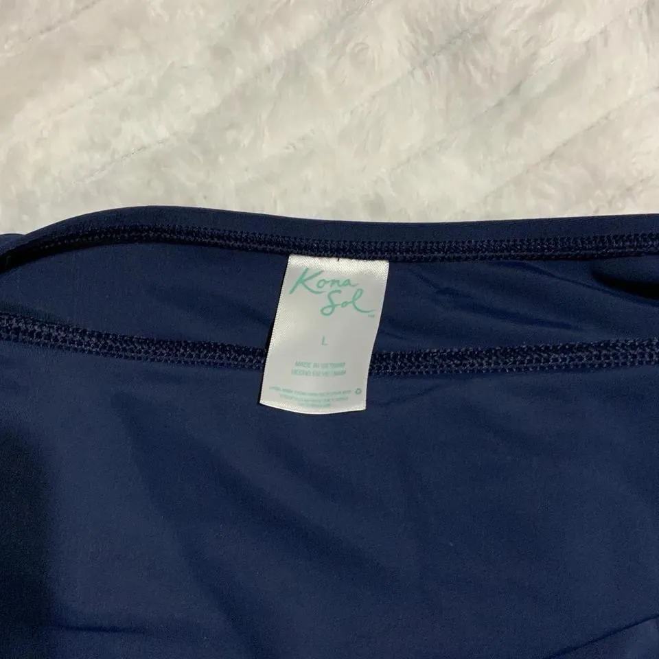 Kona Sol blue  mirco mini bikini swim skirt - Image 3