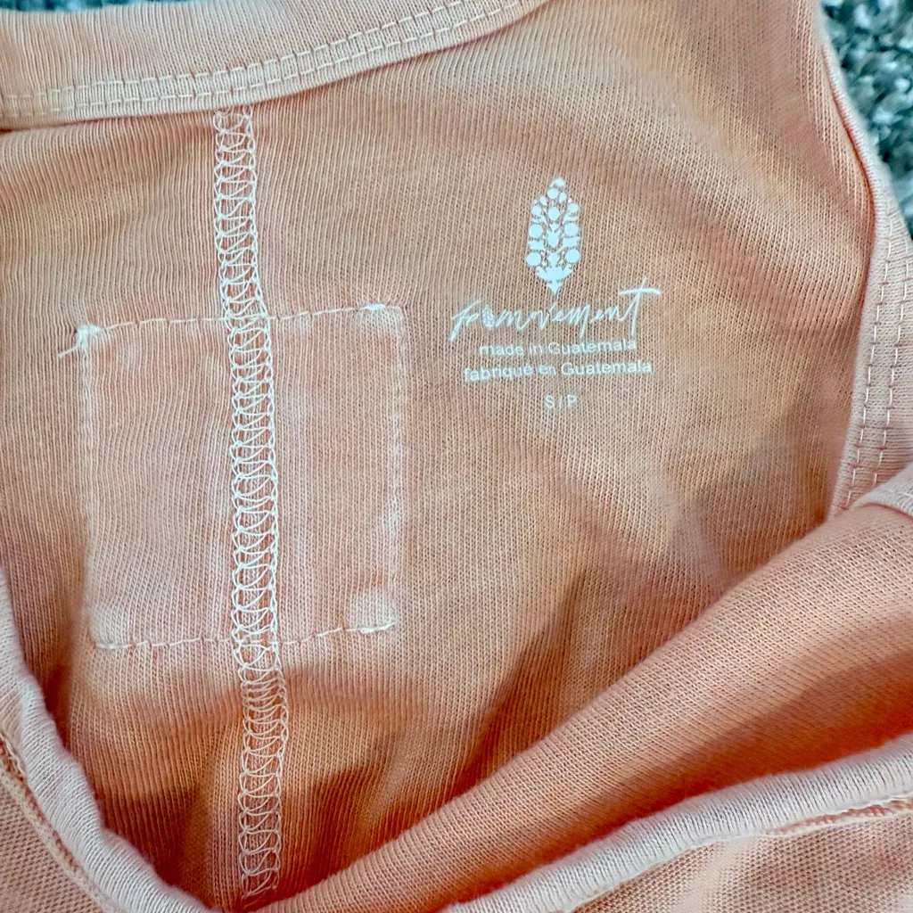 Free People Movement Tank Top Size Small Orange - Image 4