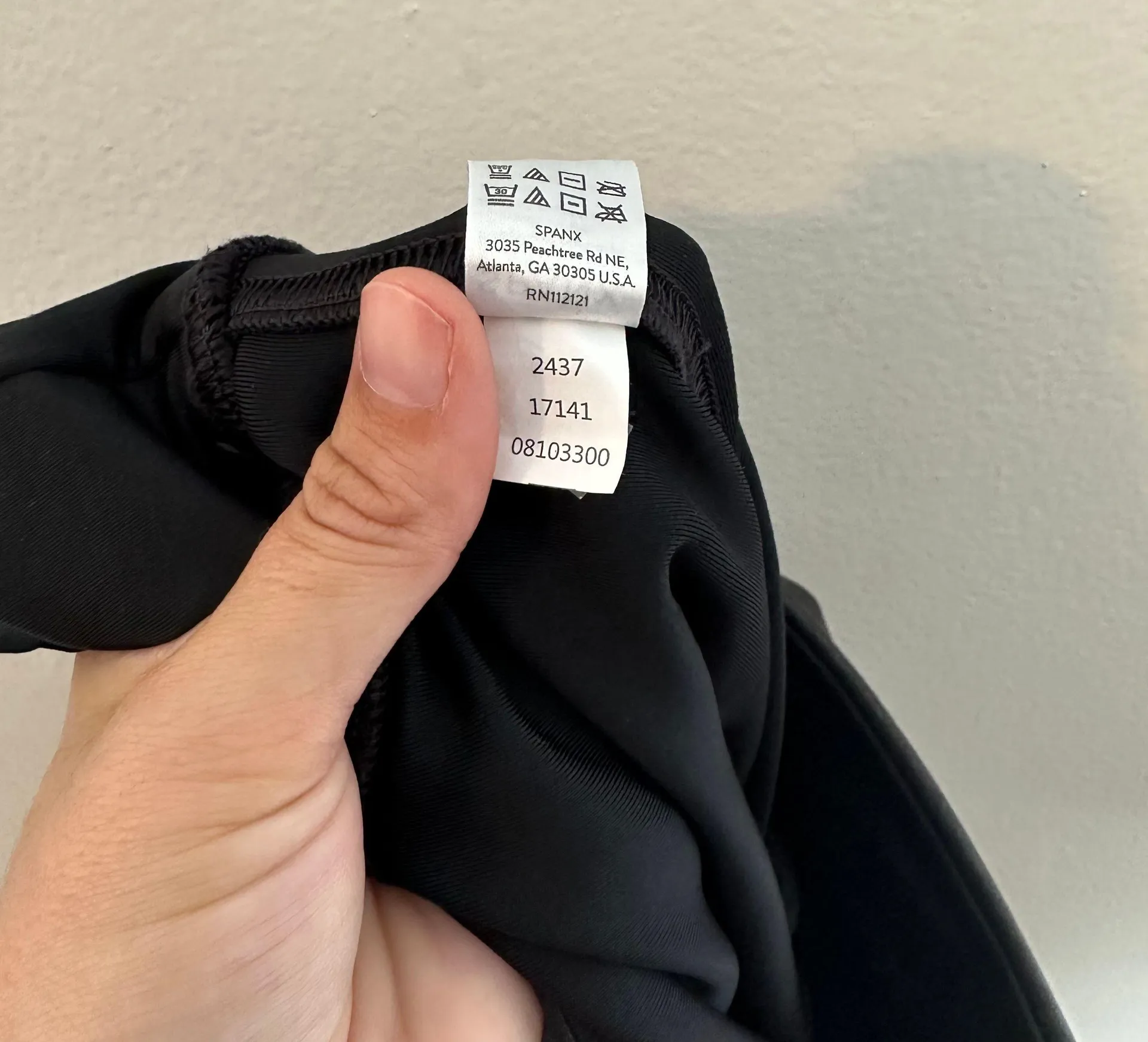 - Faux Leather Leggings Black - Image 10