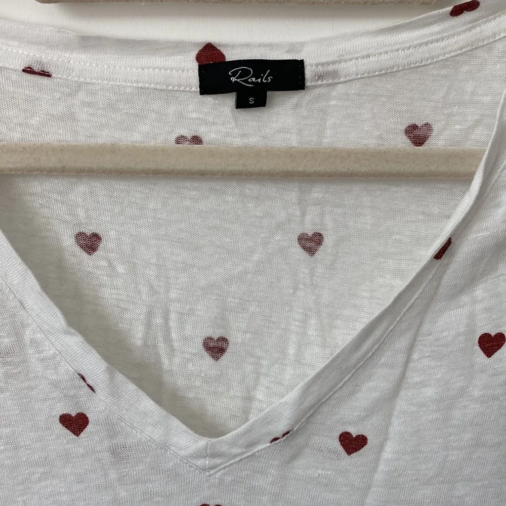 Rails Heart Printed Tee Shirt Size: S - Image 2