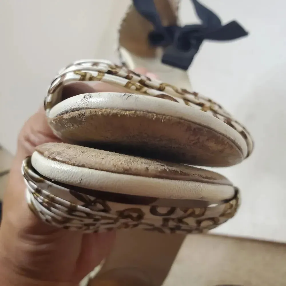 Gucci Cloth Sandal Size 6.5 - Image 12