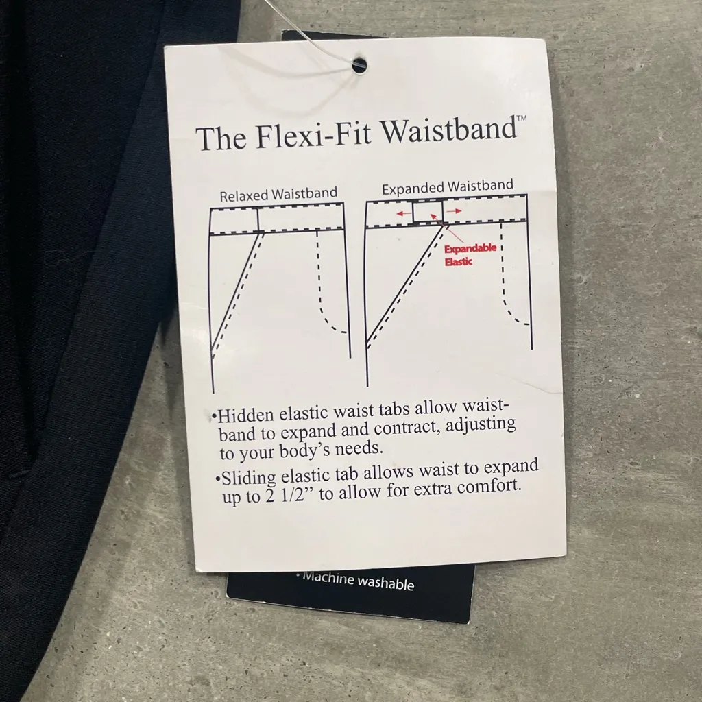 Sag Harbor Stretch Womens Pants Size 14 NWT Black Dress Career Work Classic - Image 2