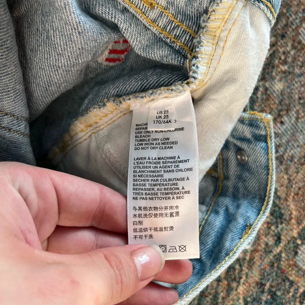 Vintage BDG Urban Outfitters High Waist Light Wash Bootcut Jeans 90s Streetwear - Image 15