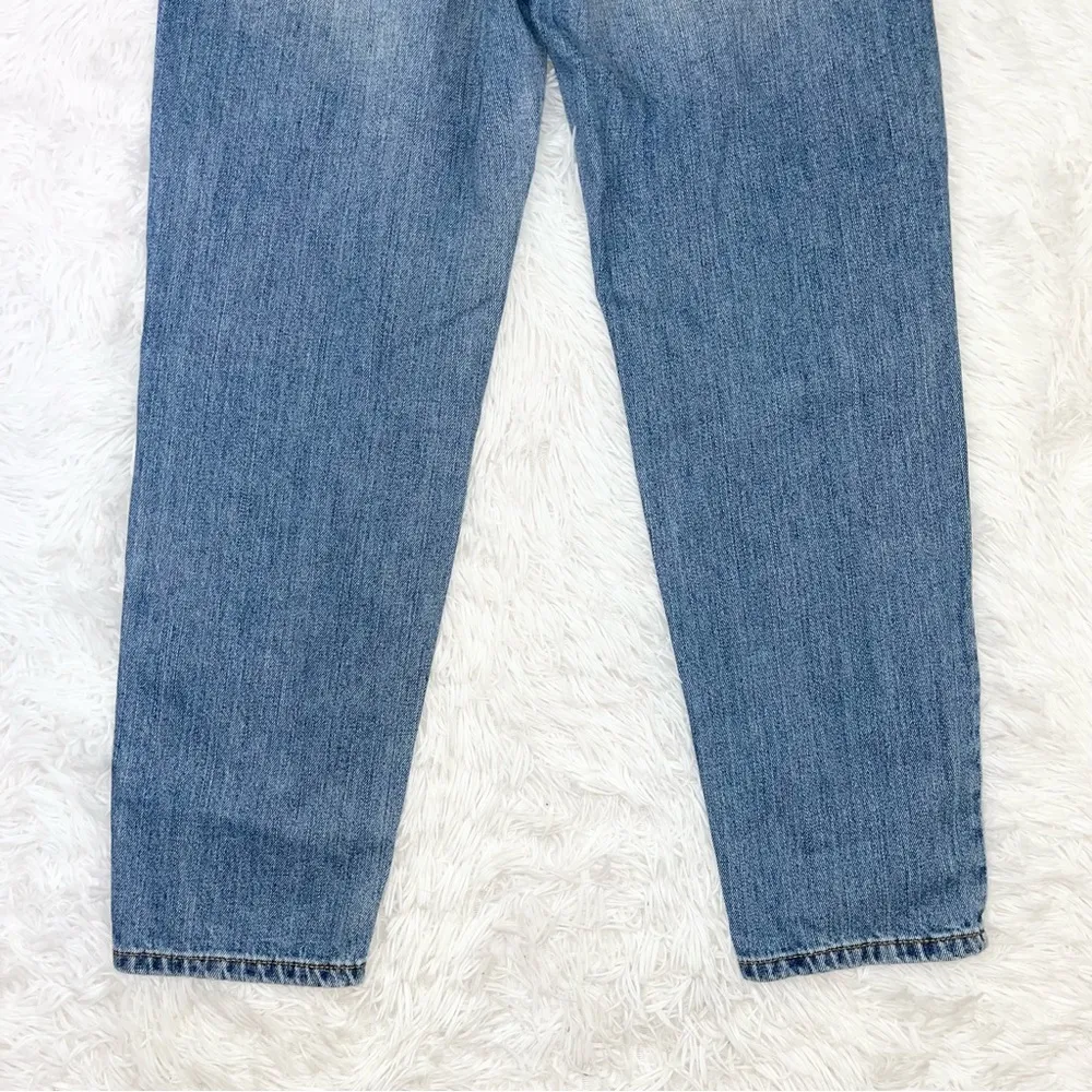 URBAN OUTFITTERS // BDG High Waist Double Button Blue Denim Mom Jeans 27 - Image 7