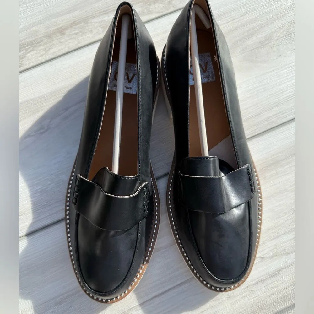 Dolce Vita Carlita Flat Black Size 8 NWT STITCH FIX - Image 6