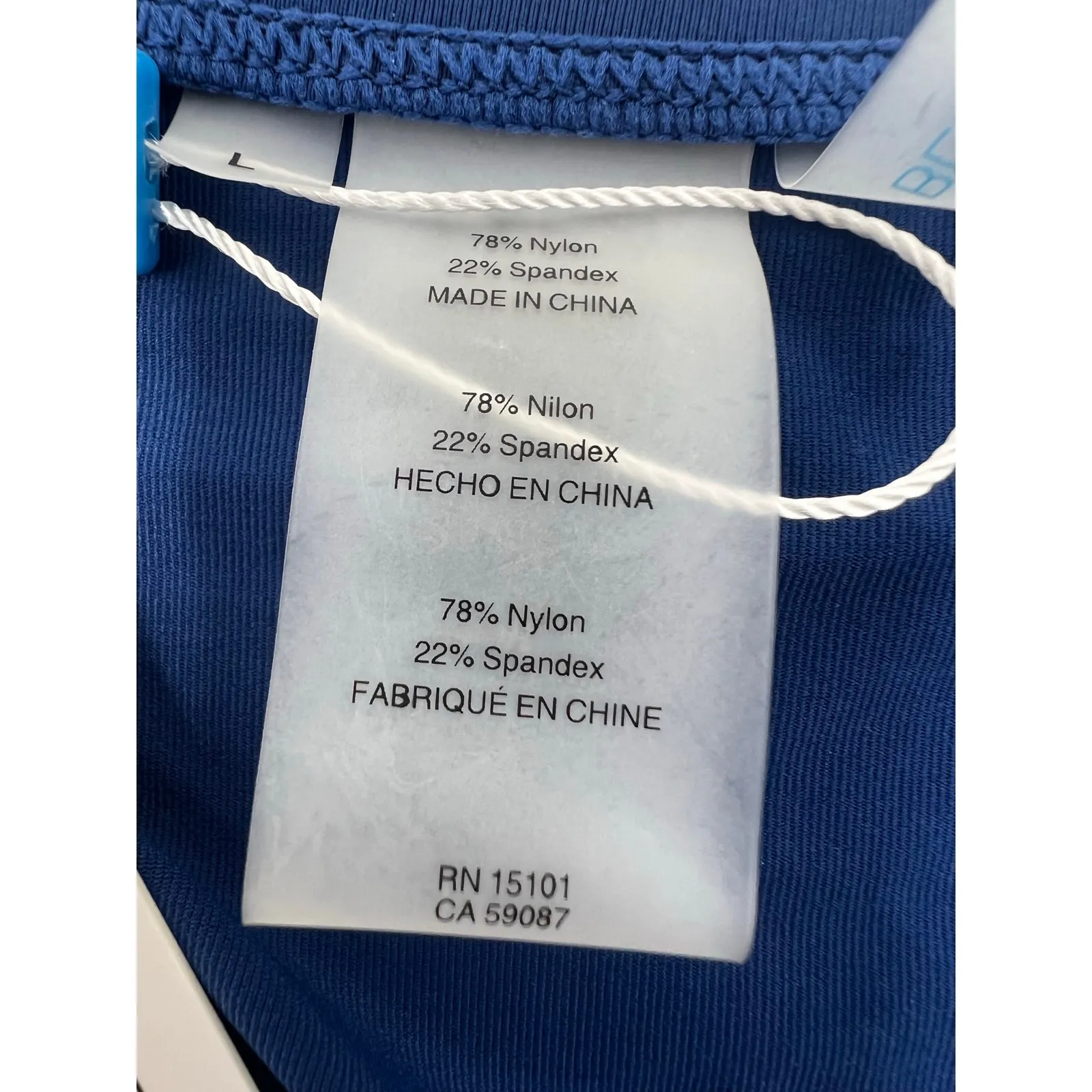 Women's Bleu Rod Beattie Navy Side Tie Swim Skirt Large - Image 5