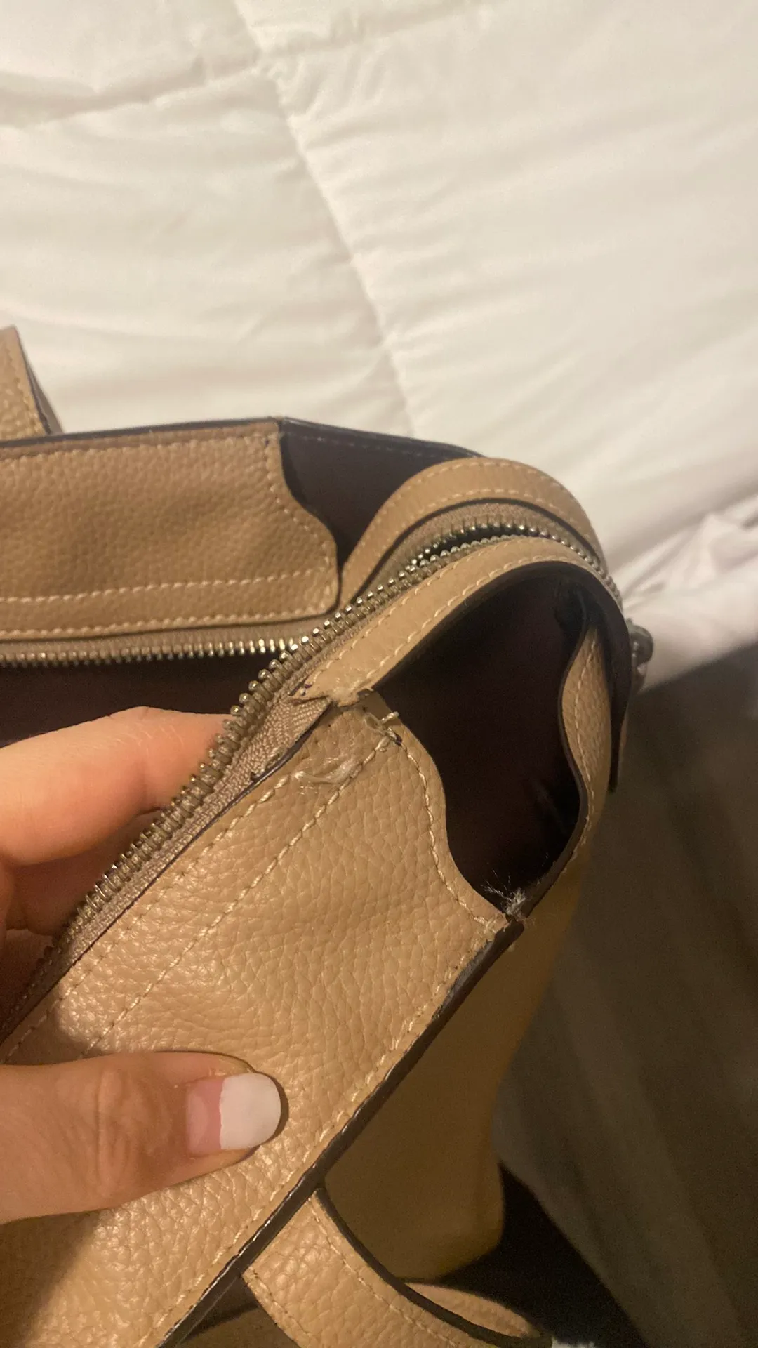 Coach Tote Handbag Tan - Image 6