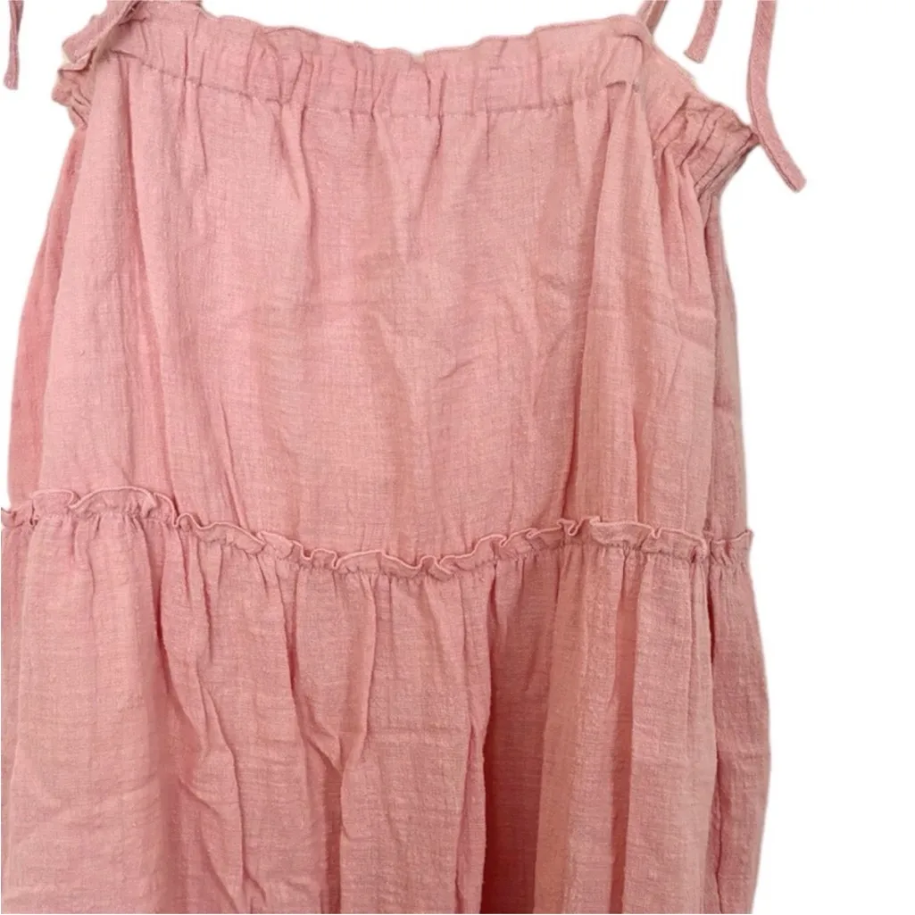 💥 Sassy Hills Fashion Light Pink Ruffle Sundress Size 6 - Image 2