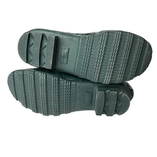 Khombu BW1208 Crocodile Tall Rubber Rain Boots Green Cheetah Print Lining 9 - Image 6