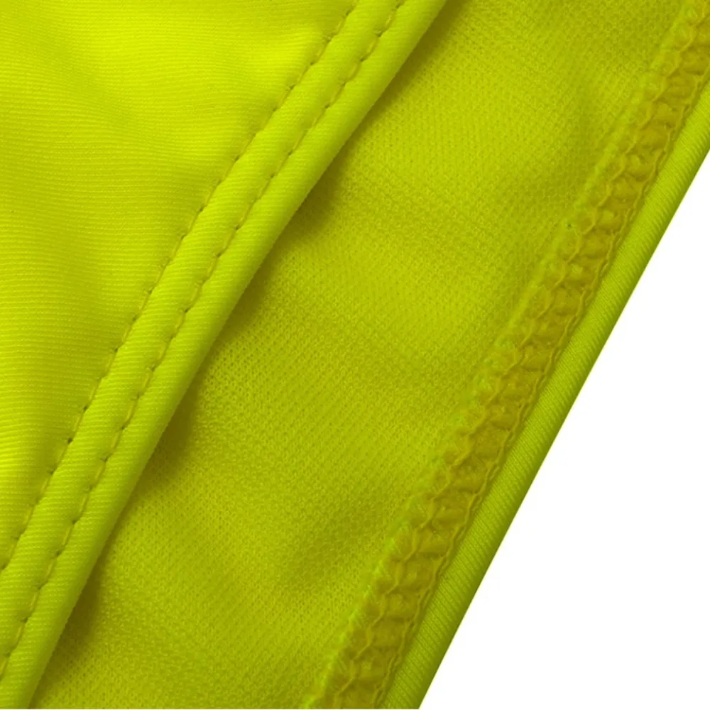 Caution Slippery When Wet Bikini Swimsuit Size Small Yellow - Image 7