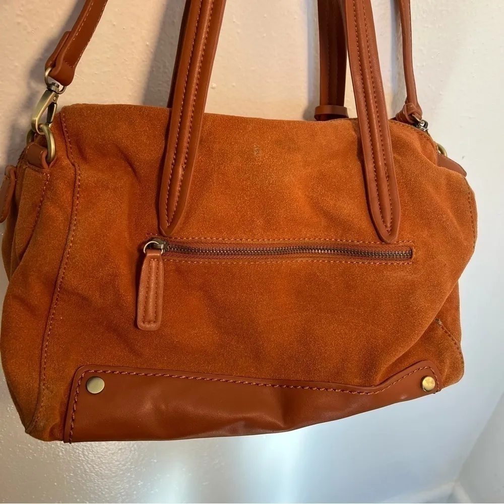 Shiraleah Marlow Satchel Bag Rust Tan - Image 7
