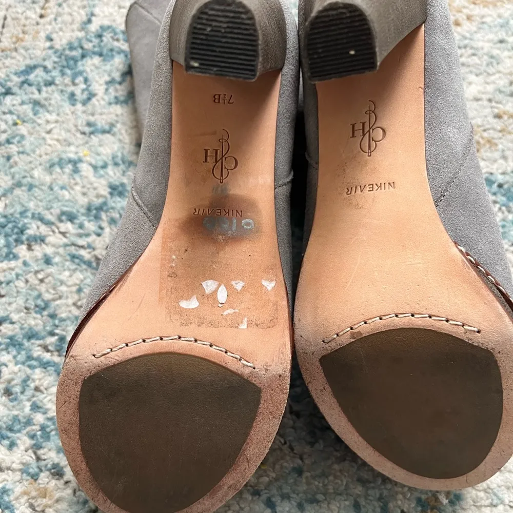 [Cole Haan Nike Air] Gray Suede Booties Size 7.5B - Image 7