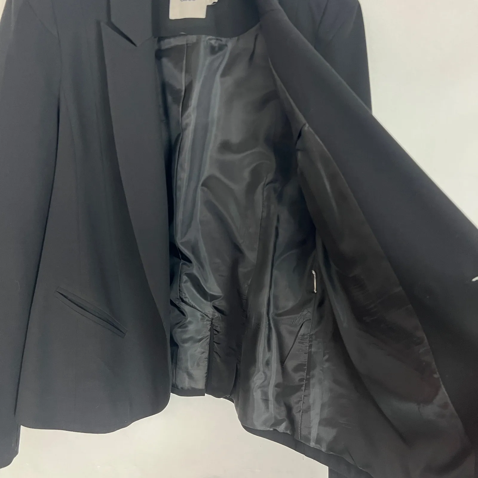 ASOS Women's Button Front Black Blazer Size 10 - Image 6