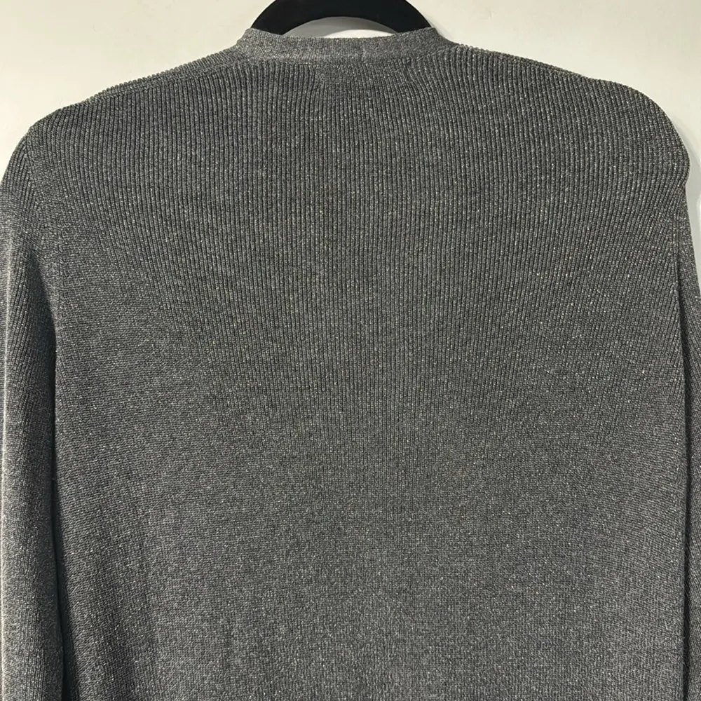 Sparkly Lightweight Duster Dark Grey Size S - Image 7