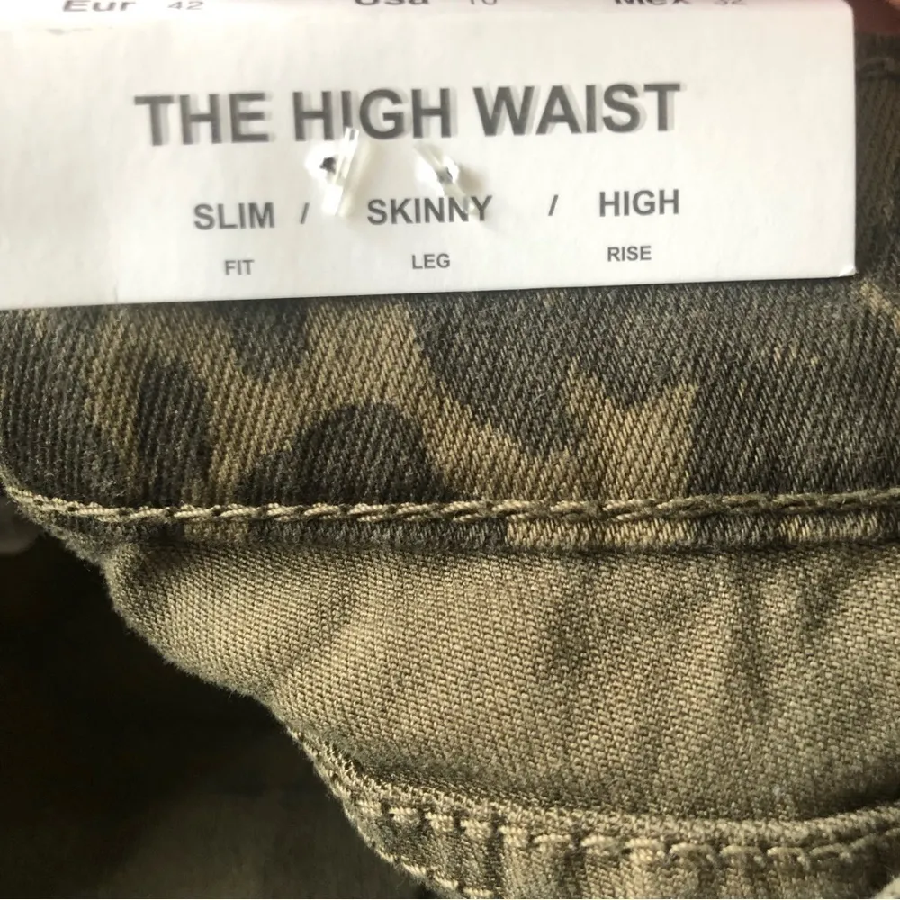 Zara High Waisted Leopard Print Slim Fit Fit Skinny Leg Ankle Jean 10X27 NWT - Image 8