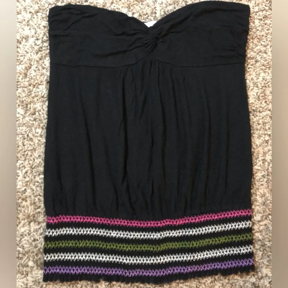 Charlotte Russe Y2K tube top with smocked hem - Image 6