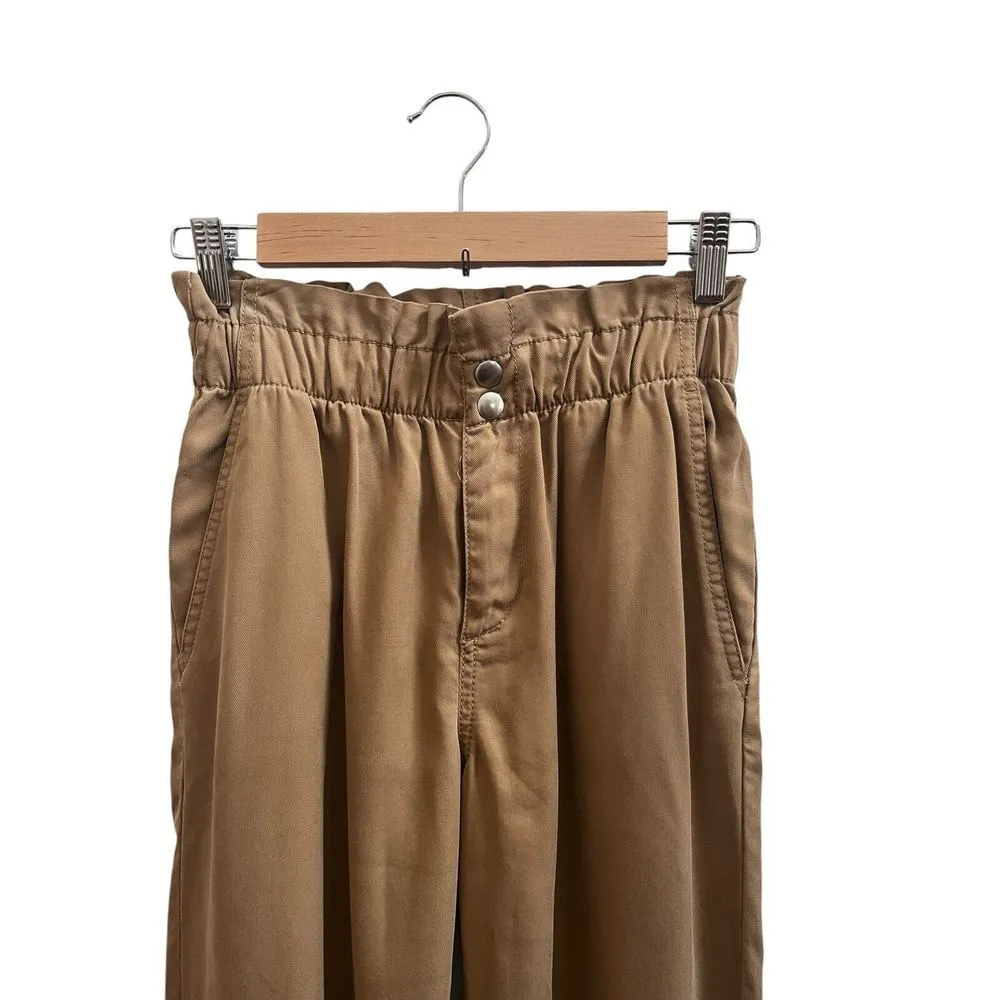 NWT Loft Khaki Soft Twill Paperbag Waist Pants Petite Size XXS Style 569511 - Image 5