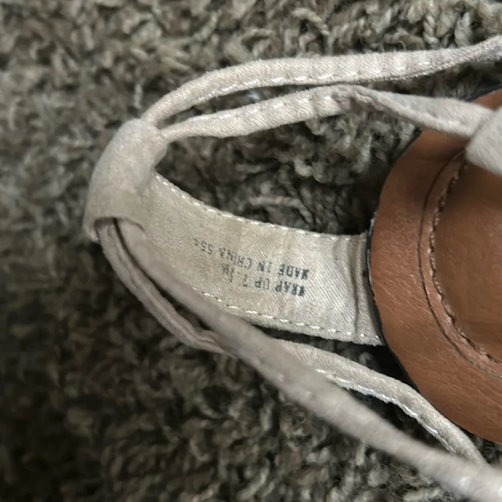 Madden Girl Beige Suede‎ Lace Up Strappy Gladiator Sandal - Image 3