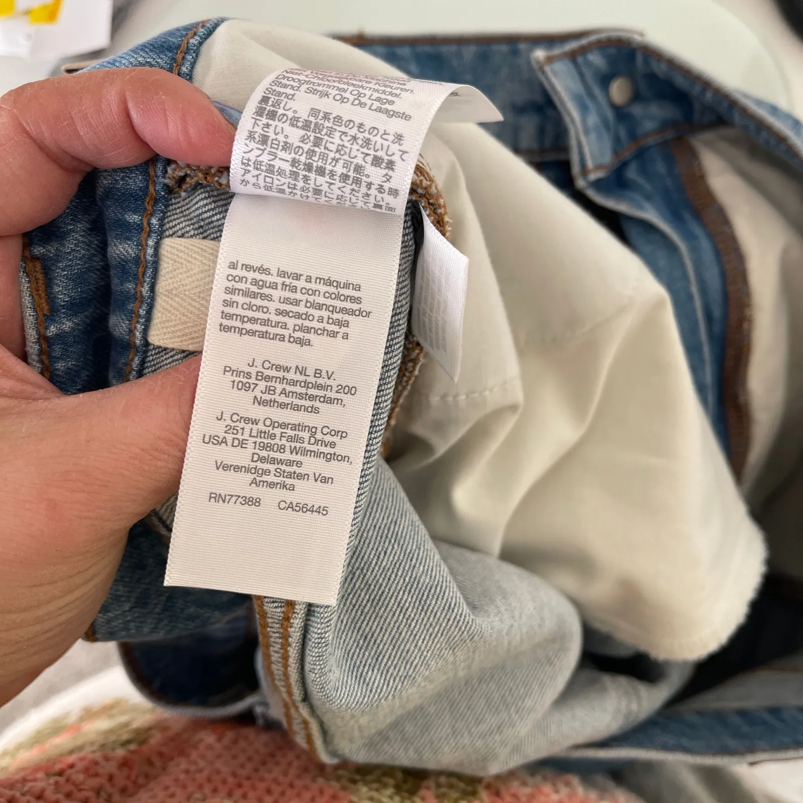 NWT Madewell 90s Straight Jeans Light Ferman Wash High Rise Women Size 32 - Image 10