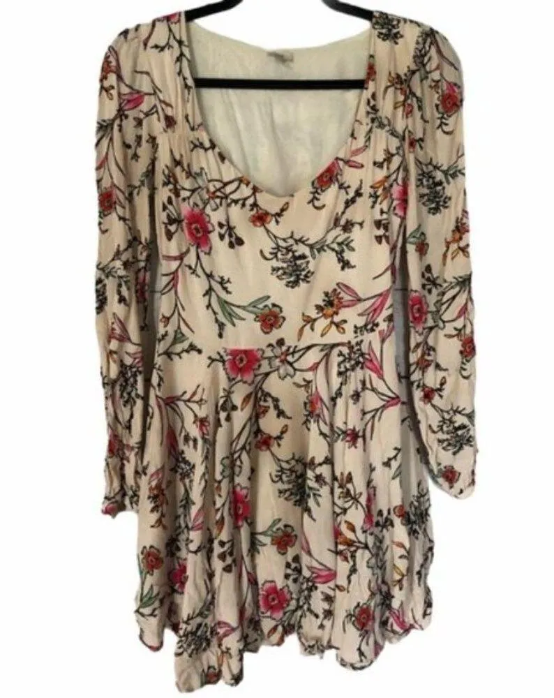 UO Ecote Rosalinda Floral Long Sleeve Dress 4 - Image 2