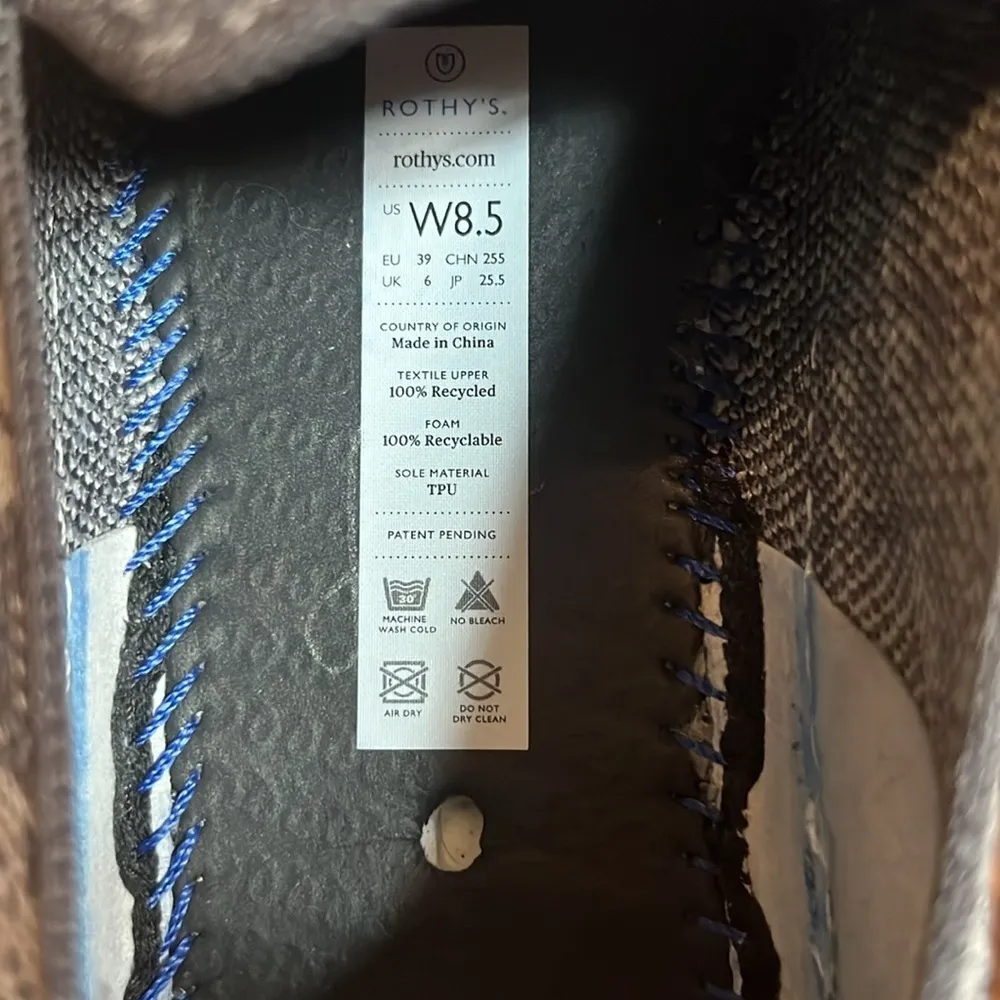 Rothy’s Retired Snakeskin Gray Slip On Loafers Size 8.5‎ - Image 10