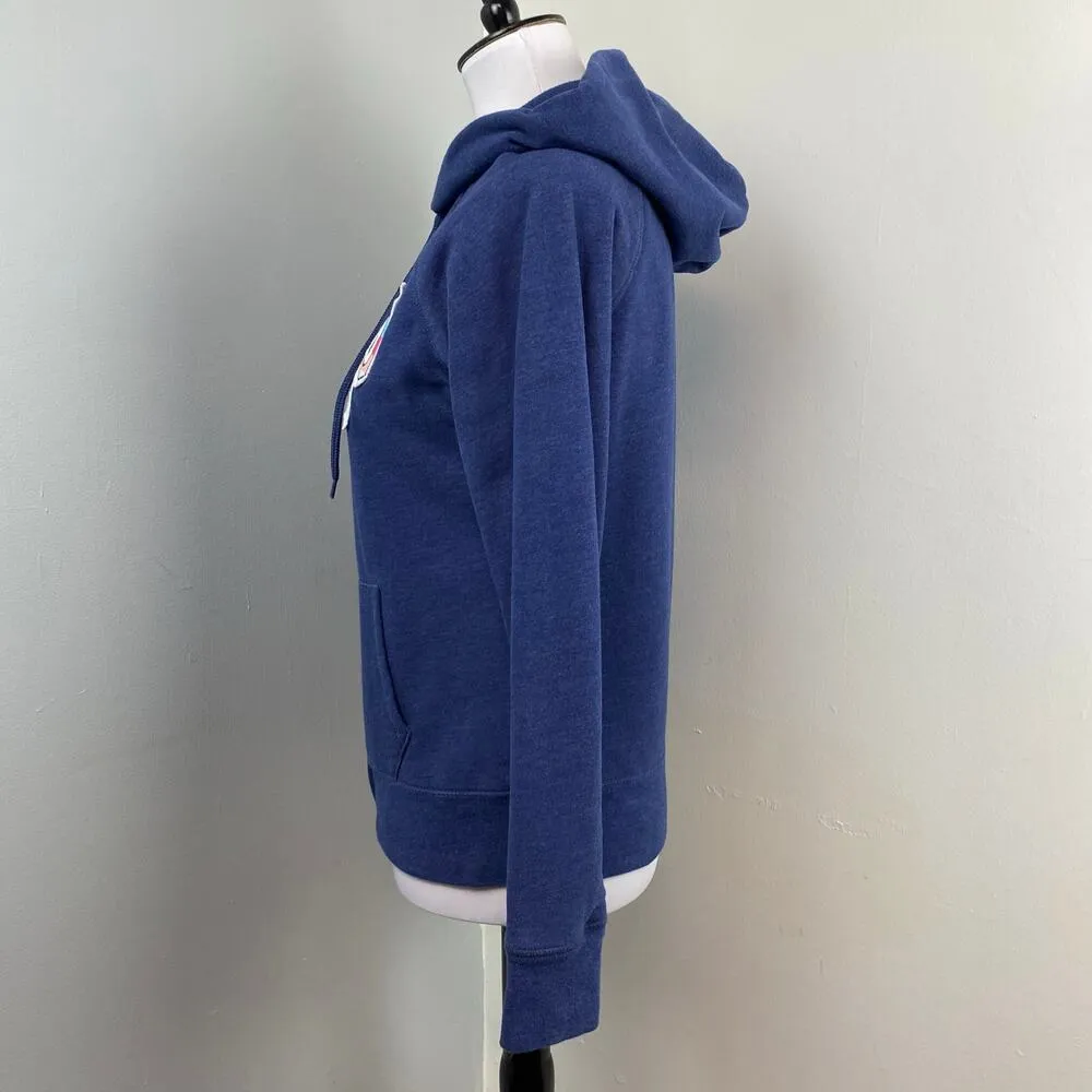 Gap Navy Full Zip Thick Hoodie Rainbow - Image 6