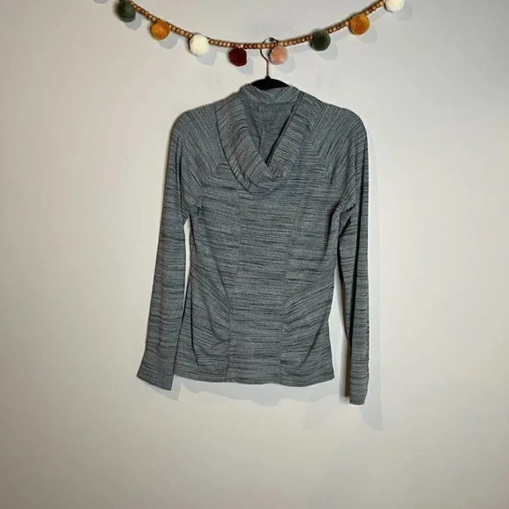 Athleta grey space dye quarter zip pullover - Image 4