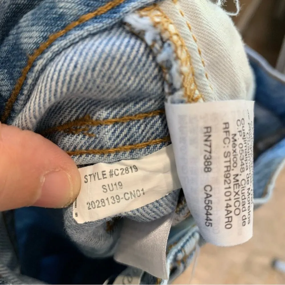 Madewell The Perfect Vintage Jean Light Wash 100% Cotton C2819 - Image 7