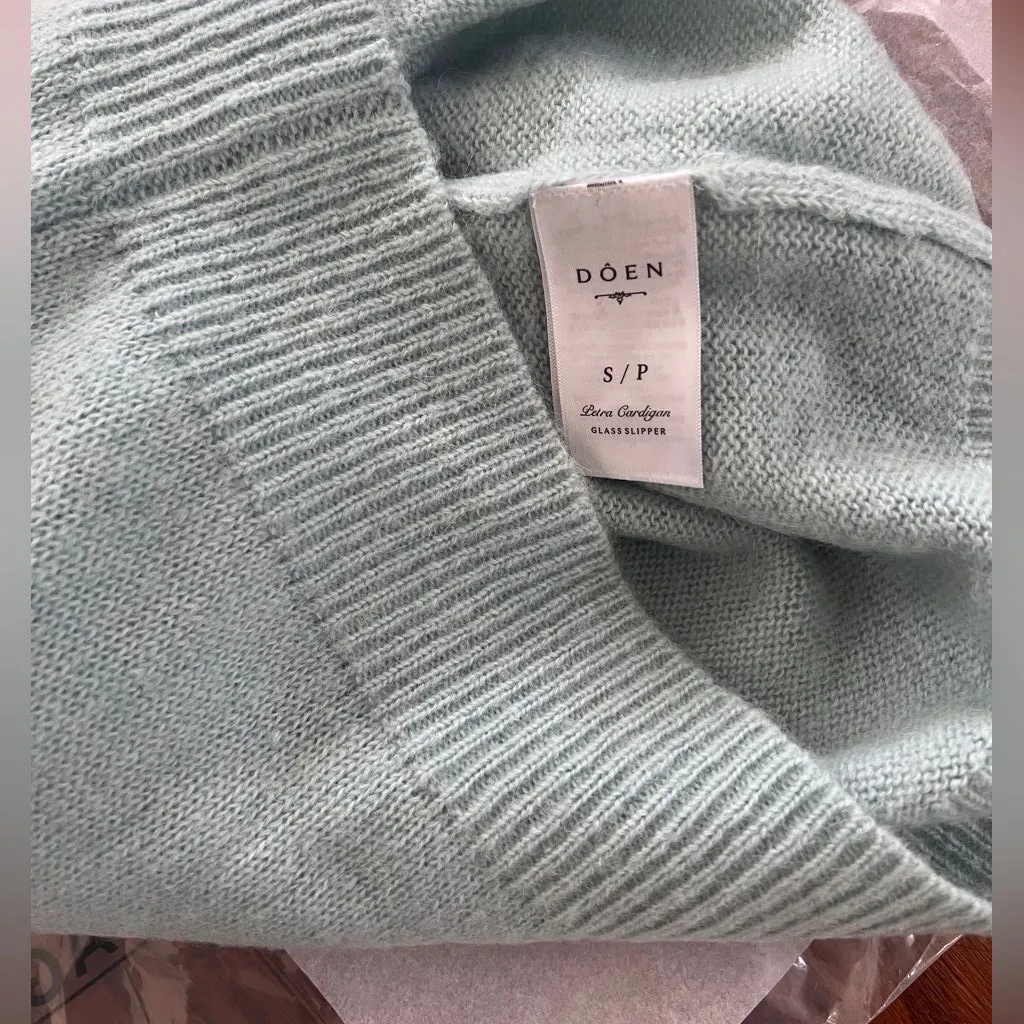 Doen Petra Cardigan Blue Button - Image 12