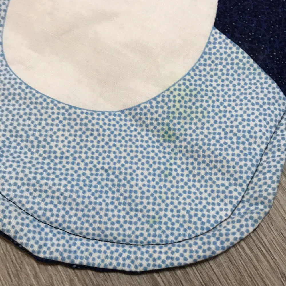 Snowman Star Winter Christmas Vest Blue Teacher Cabin Holiday Kitsch Size XL - Image 2