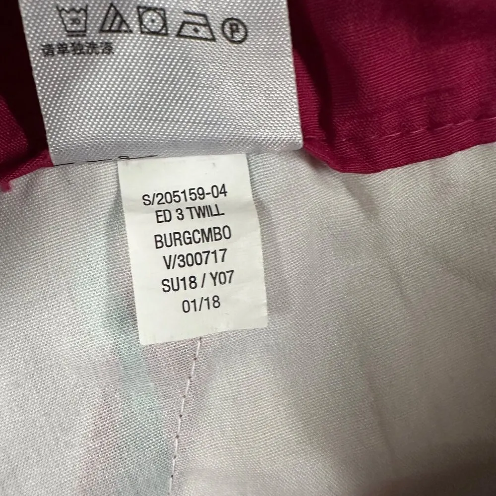 Old Navy Womens 4 Raspberry Floral Everyday Short 3.5" Inseam Flat Front NWT - Image 7