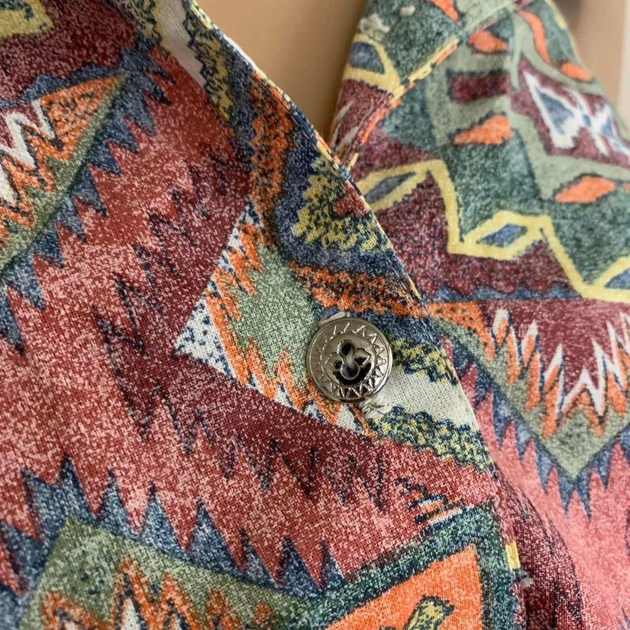 Vintage Byer California Cold Shoulder Cropped Button Down Top - Image 4