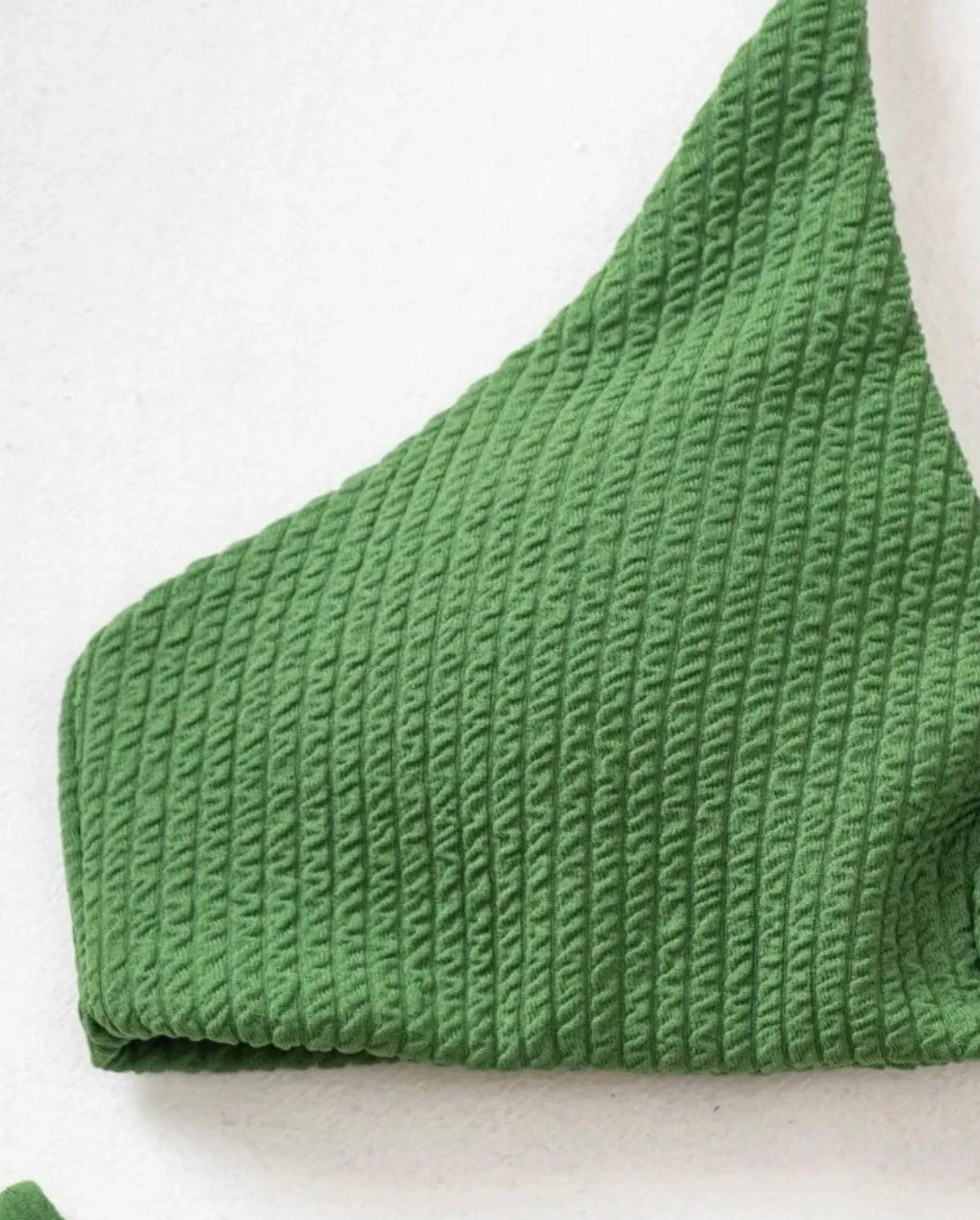 Textured Green Swim Suit - Image 6