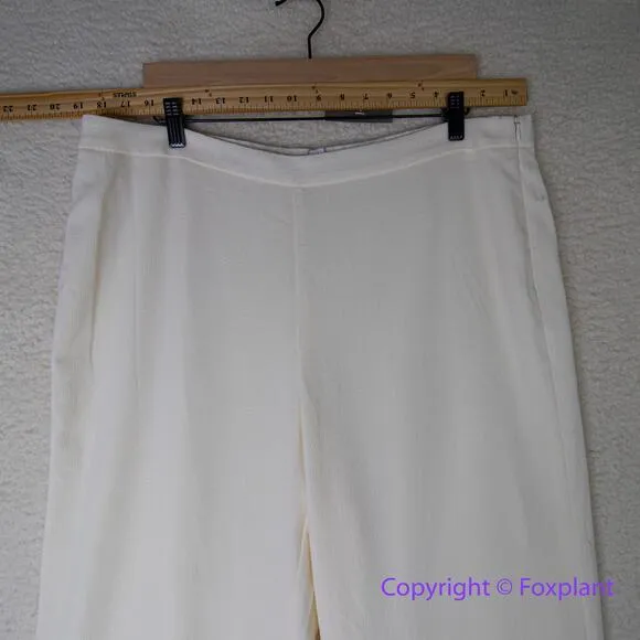 New! J. Jill saydy full leg pants vinilla cream/ivory wide‎ leg , size 18 - Image 3