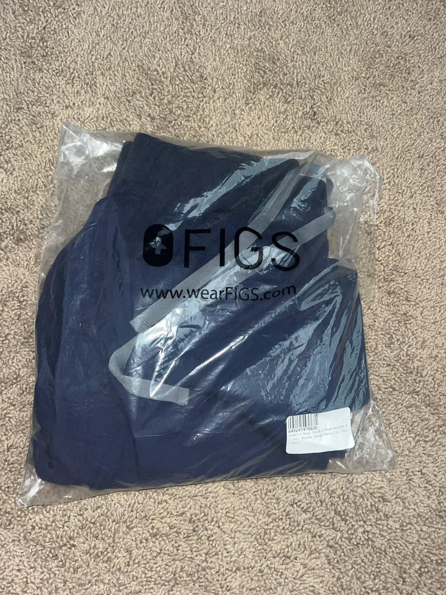 Navy Blue Scrub Pants - Image 2