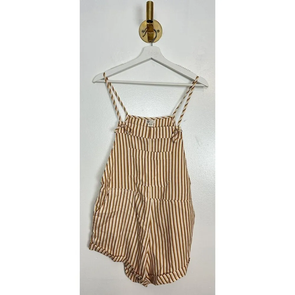 BILLABONG Wild Pursuit Overalls in So Tan Size Small - Image 7