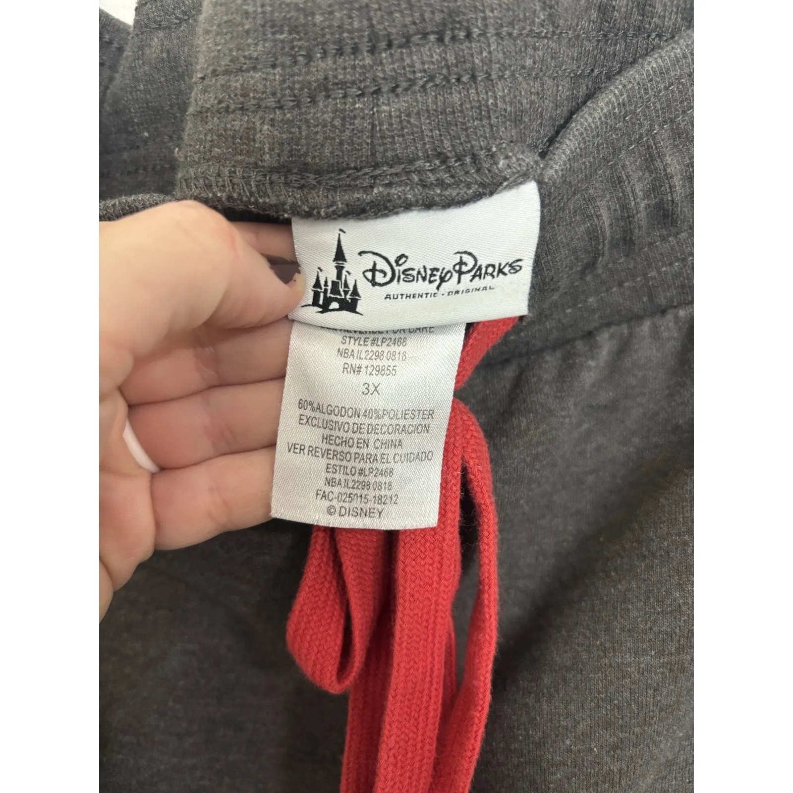 Disney Parks Mickey Mouse Mouseketeers Jogger Pants Size 3X Disney Travel - Image 4