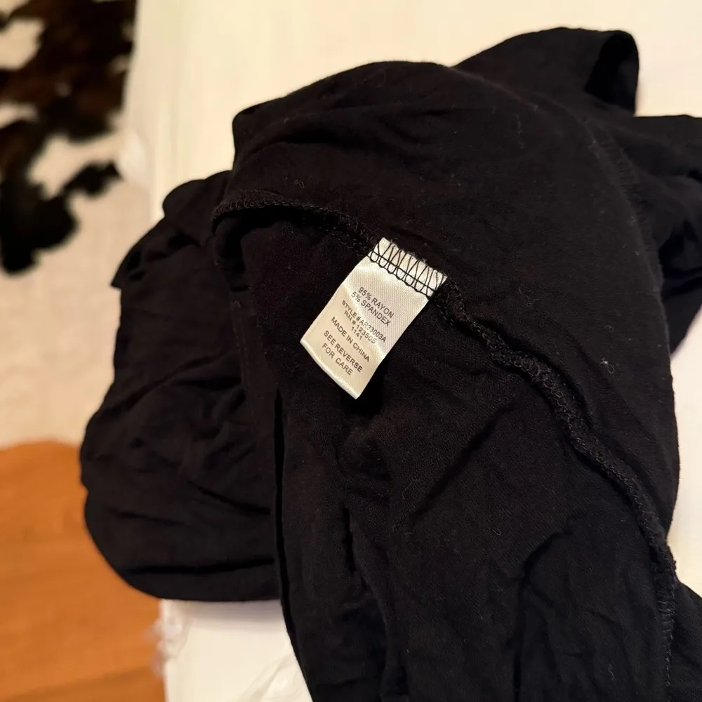 Medium Black Strapless Tube Top Stretchy Jumpsuit Romper & POCKETS - Image 7