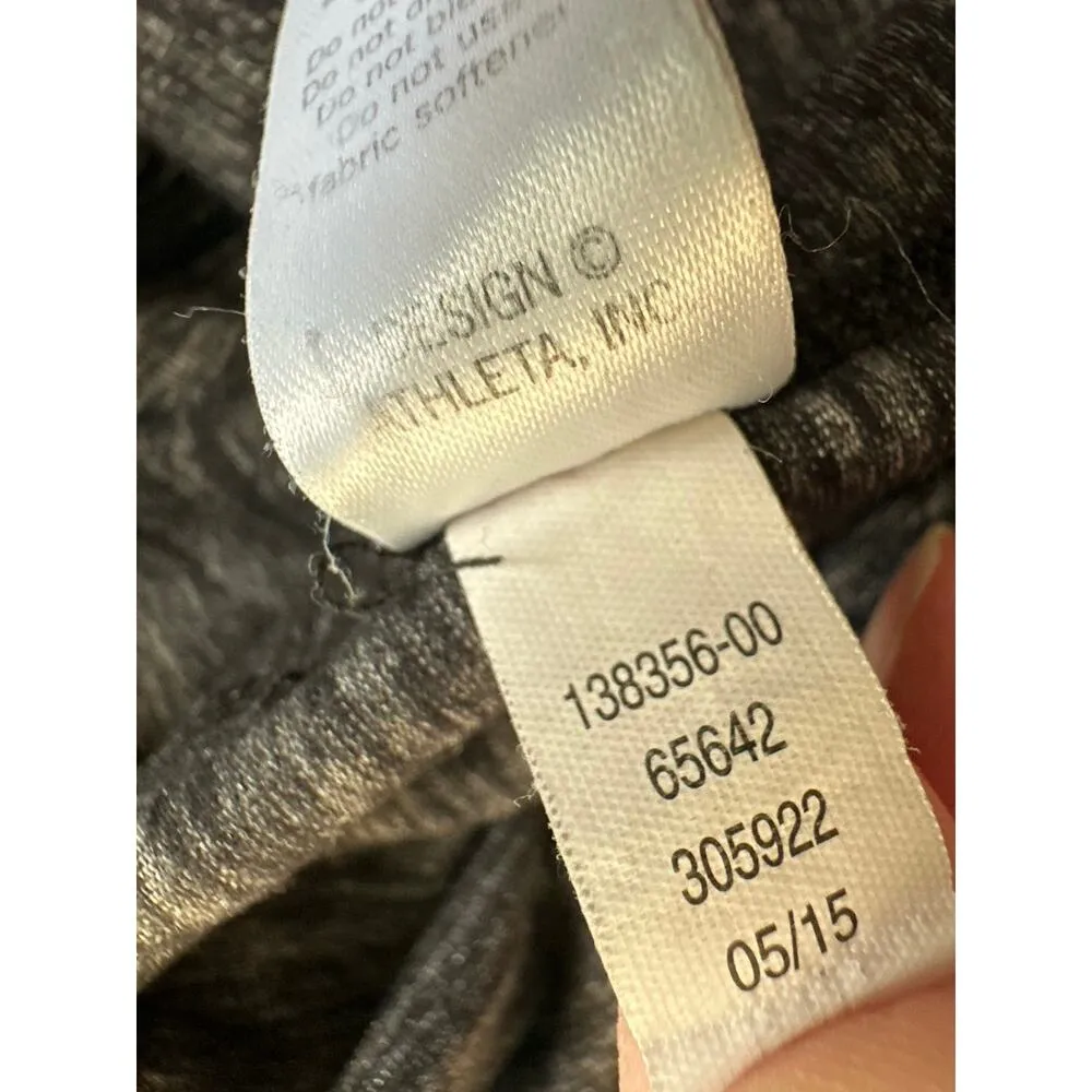 Athleta Space Dye Gray Capri Crop Leggings Loungewear Athleisure Athletic 138356 - Image 8