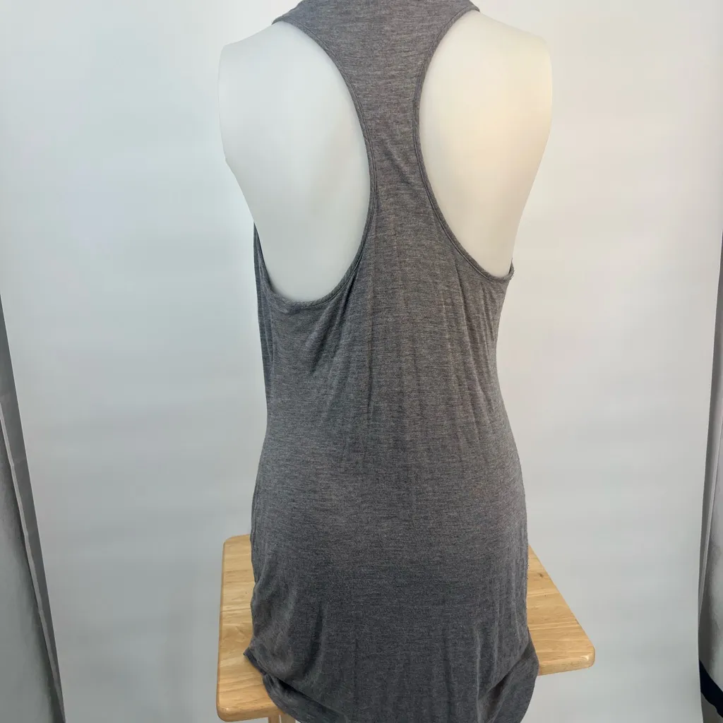 Helmut Lang Intermix Asymmetrical Cowl Neck Midi Dress - Image 10