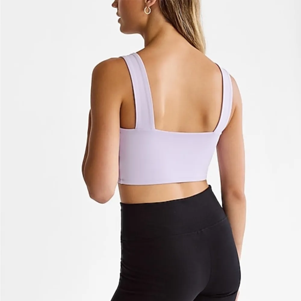 Lilac / Light Purple Body Contour Square Neck Top - EXPRESS NWT - Image 7