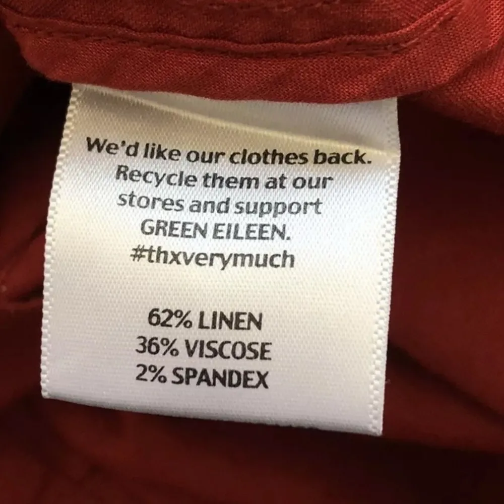 Eileen Fisher Italian Linen Blend Peplum Jacket | XS - Image 9