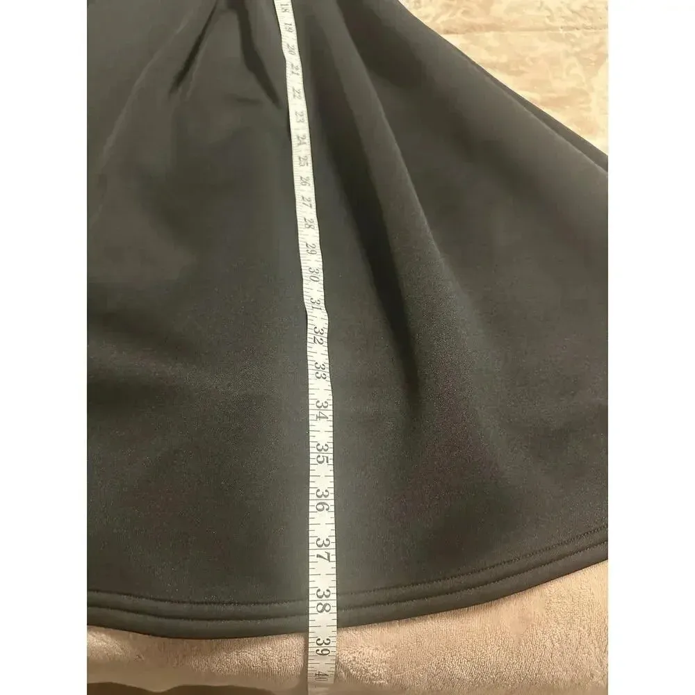 ASOS Fit Flare Little Black Dress Size 4 Dressy Classic Classy - Image 6