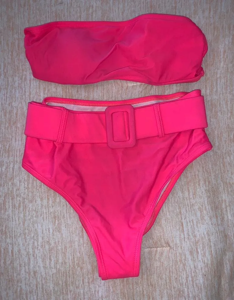 Swim Suit Set Pink - Image 3