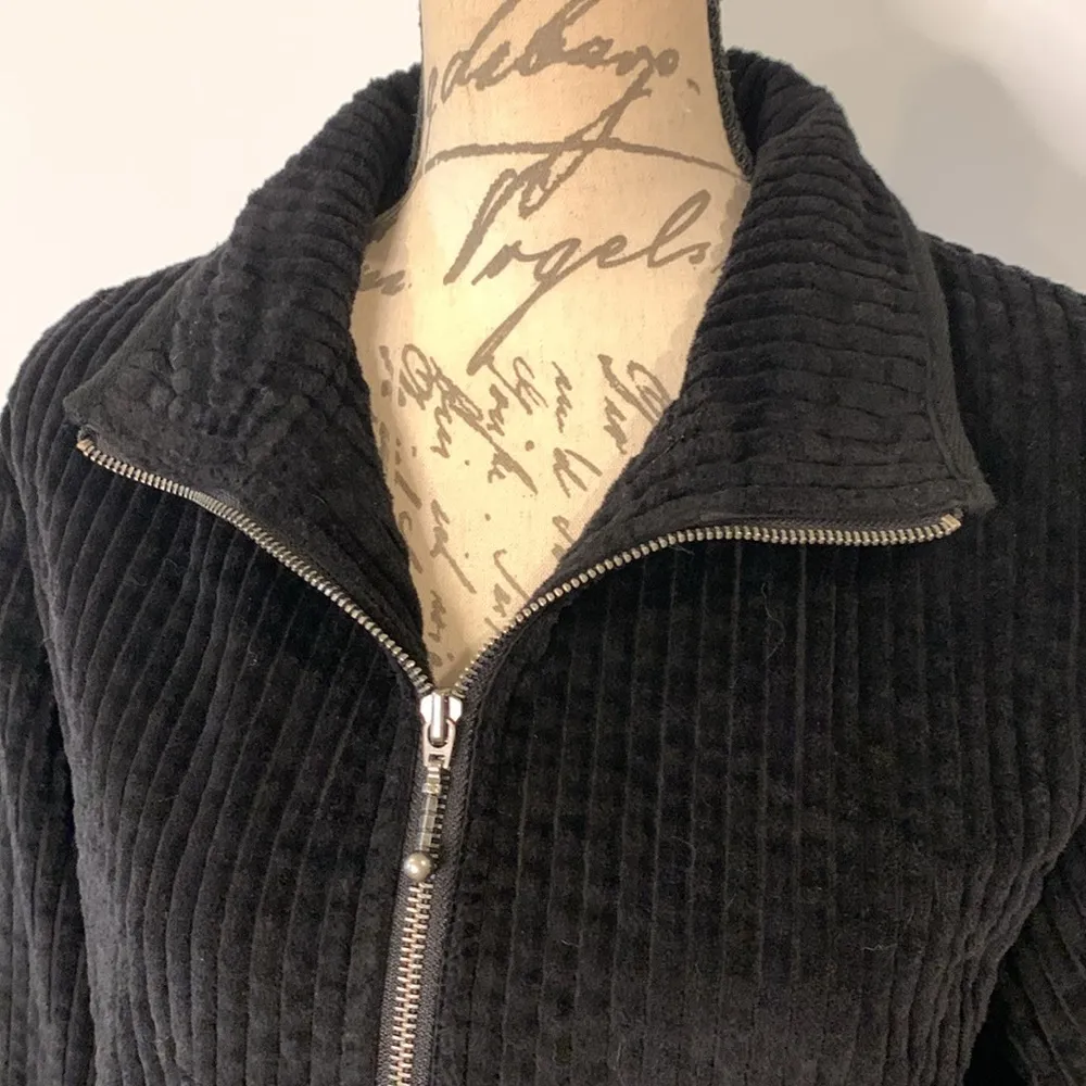 Woolrich Kinsdale corduroy zip front jacket black M - Image 4