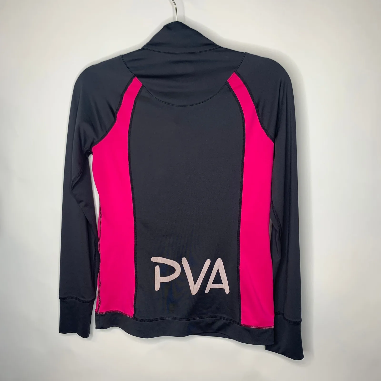 Mizuno DryLite Gray Pink Colorblock Pullover Jacket Shirt Sz XS - Image 6