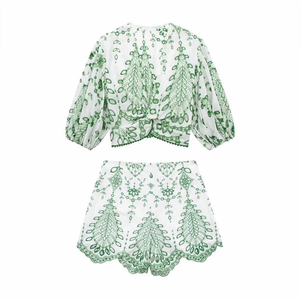 Zara Embroidered Set - Image 5