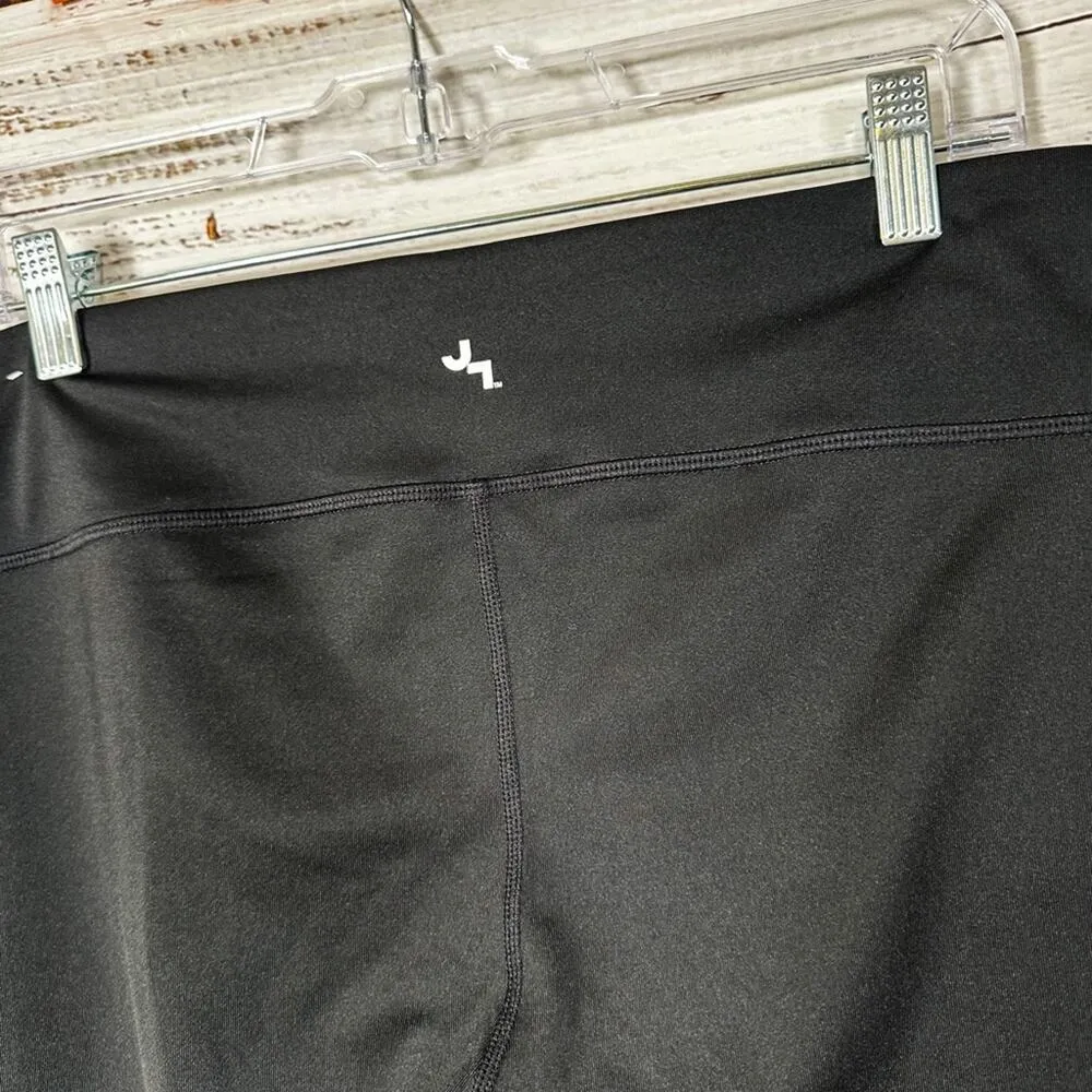 Joy Lab Women’s Black Geometric Floral Activewear Leggings, EUC, Size Large - Image 11