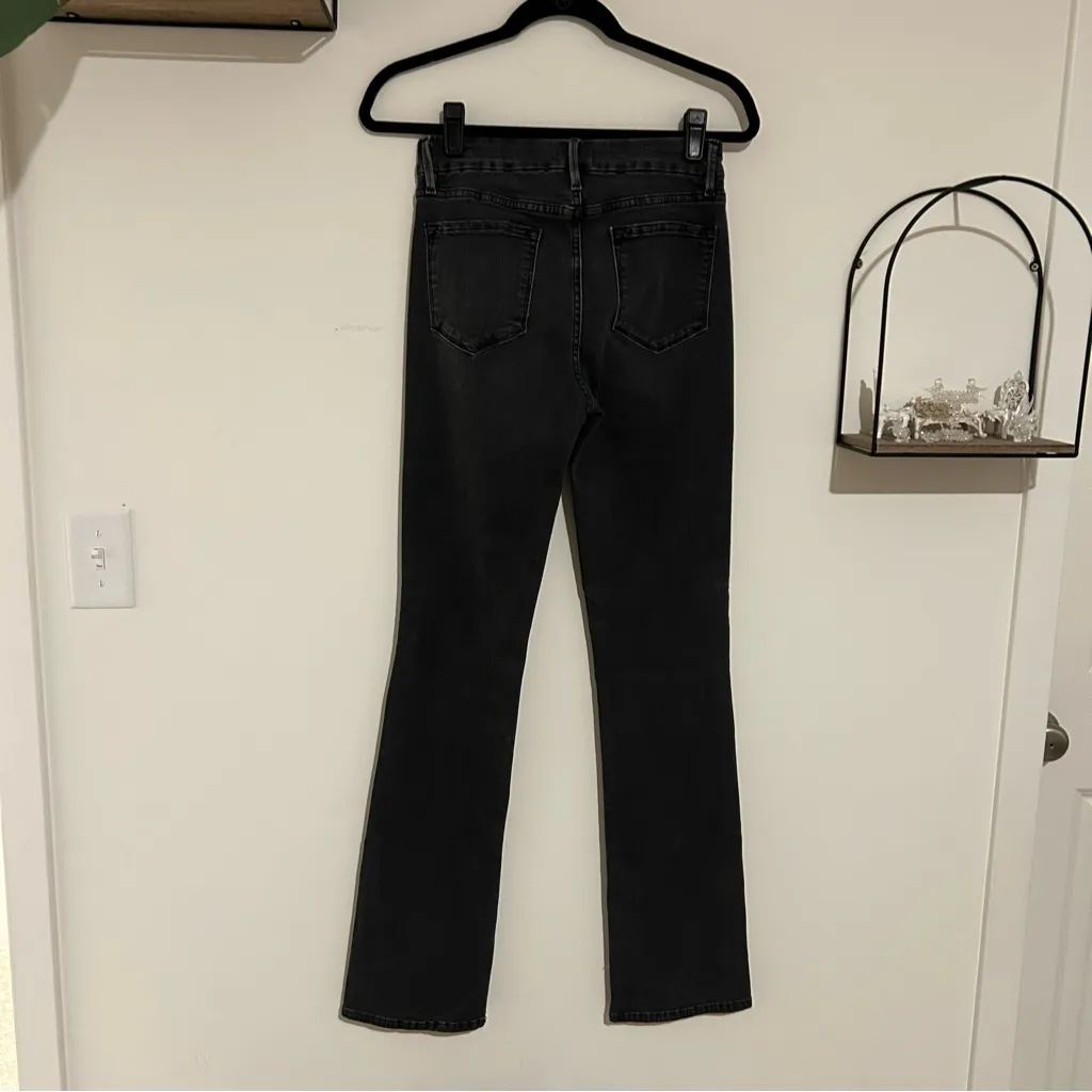 Frame Black Le Mini Boot Cut Jeans Size 28 - Image 2