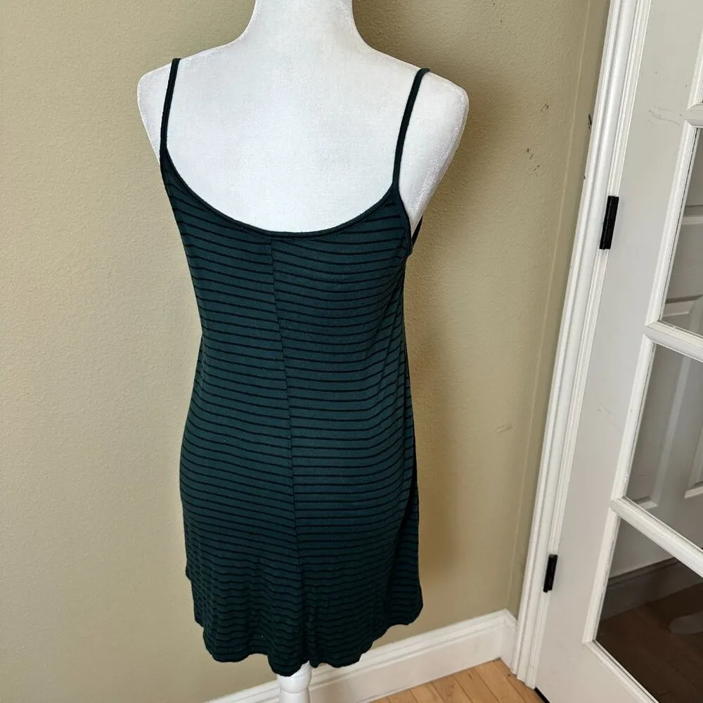 FOREVER 21 Strappy Stripe Knit Stretch Tank Sun Dress Size Small - Image 5